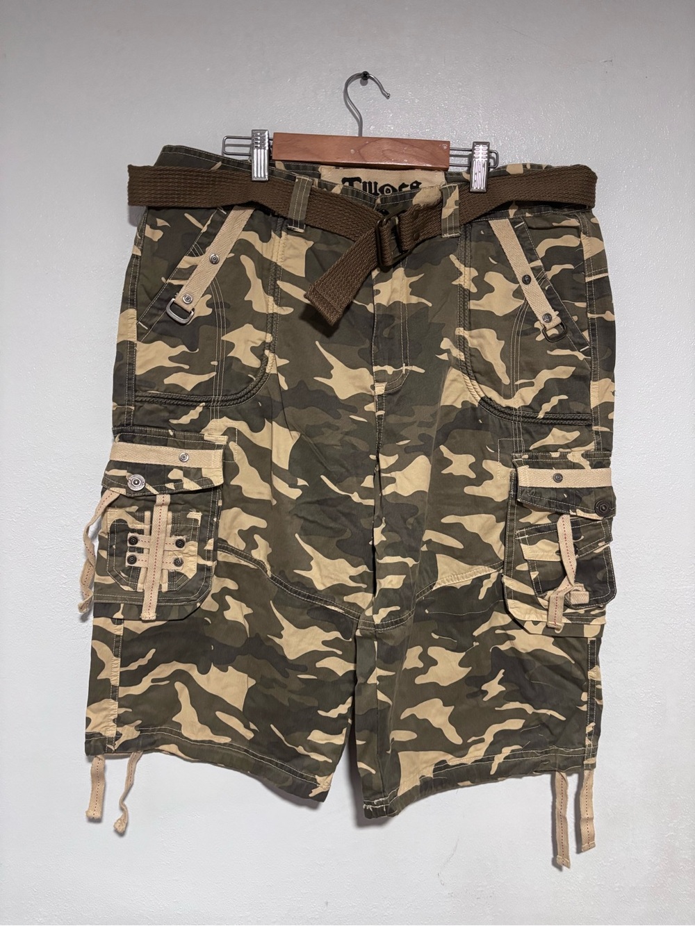 Twoce Camo Cargo Shorts men’s waist 34